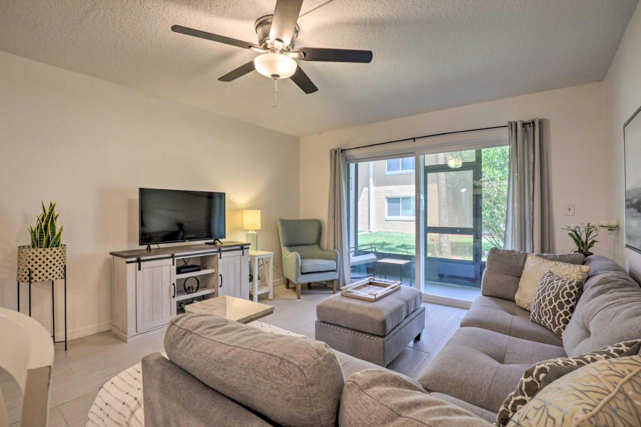 St Augustine Getaway With Porch 1 Block To Beach! سانت أوغيستين المظهر الخارجي الصورة